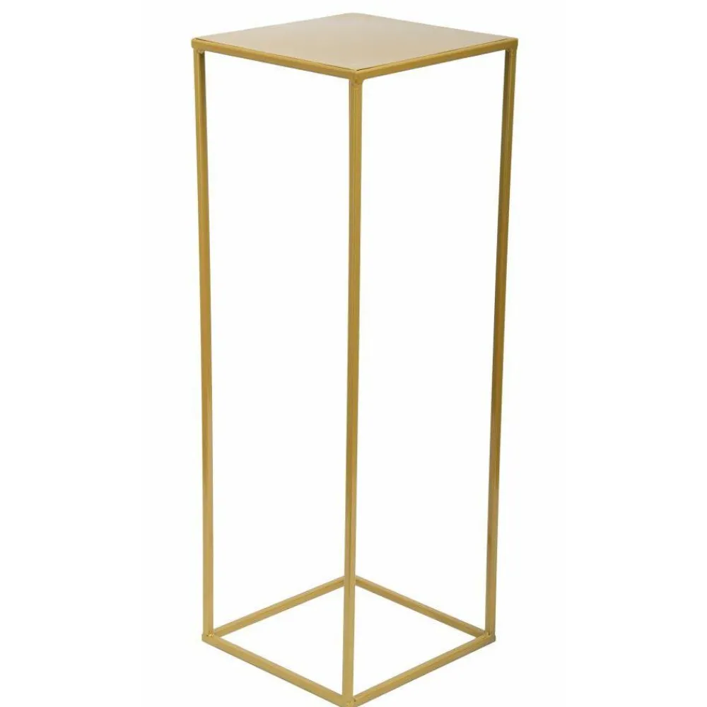 Złoty nowoczesny kwietnik stojący 70 cm LOFT * HowHomely Clearance