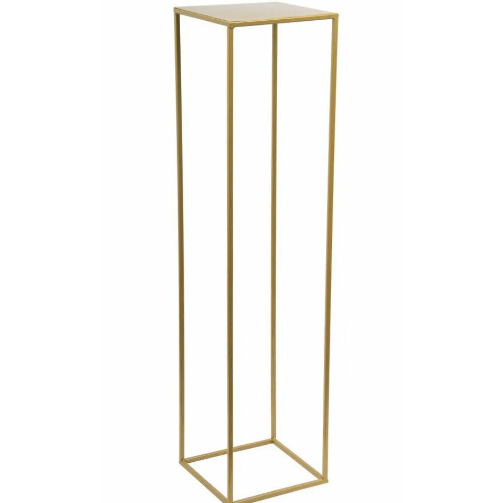 Złoty nowoczesny kwietnik stojący 130 cm LOFT * HowHomely Discount