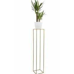 Złoty nowoczesny kwietnik stojący 130 cm LOFT * HowHomely Discount