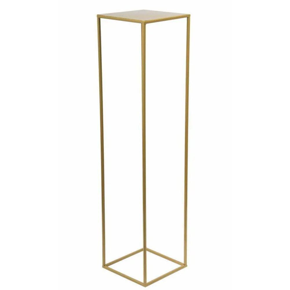 Złoty nowoczesny kwietnik stojący 130 cm LOFT * HowHomely Discount